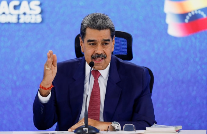 Tổng thống Venezuela Nicolas Maduro tại Caracas hồi tháng 9/2025. Ảnh: Reuters