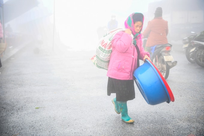 Không khí lạnh gây rét đậm, rét hại ở Bắc Bộ. Ảnh: Giang Huy