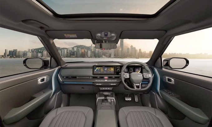 Nội thất Seltos 2026 thay đổi toàn diện. Ảnh: Kia