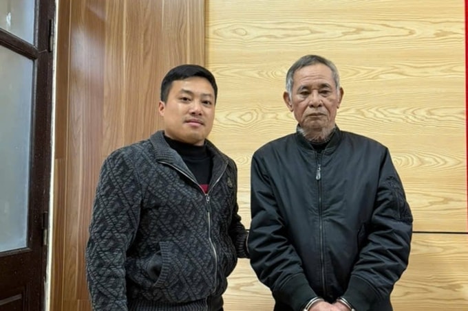 Ông Toàn bị bắt sau 17 năm trốn truy nã. Ảnh: Công an tỉnh Quảng Ninh