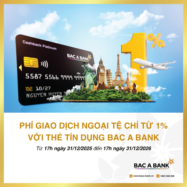 Hứng khởi bắt đầu hành trình năm châu cùng thẻ tín dụng BAC A BANK - Ảnh 1.
