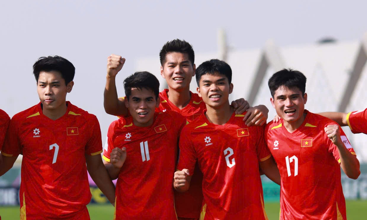 U23 Việt Nam dẫn 2-0 ngay trong hiệp 1.