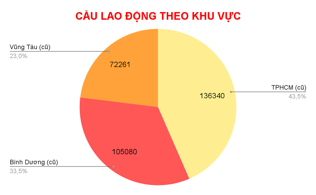 3 tỉnh thành gộp một, TPHCM phân hóa mạnh cung - cầu nhân lực - 2