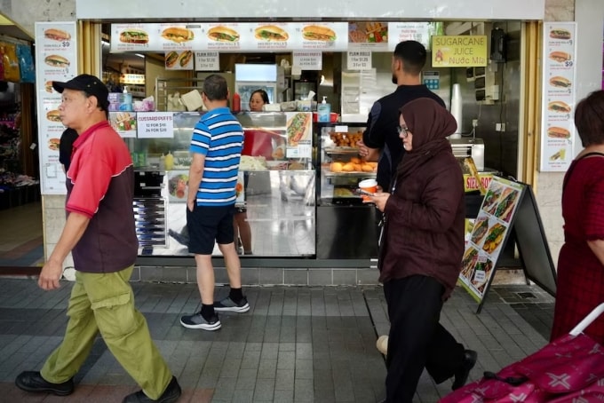 Một tiệm bánh mì ở Cabramatta. Ảnh: ABC News/Abbey Haberecht