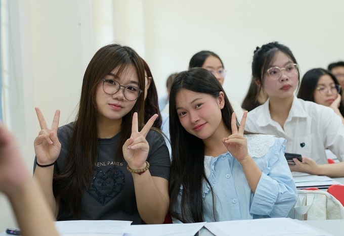 Tân sinh viên Học viện Báo chí và Tuyên truyền nhập học tháng 9/2025. Ảnh: AJC