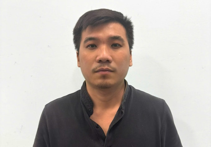 La Thiên Bảo tại cơ quan điều tra. Ảnh: Công an TP HCM