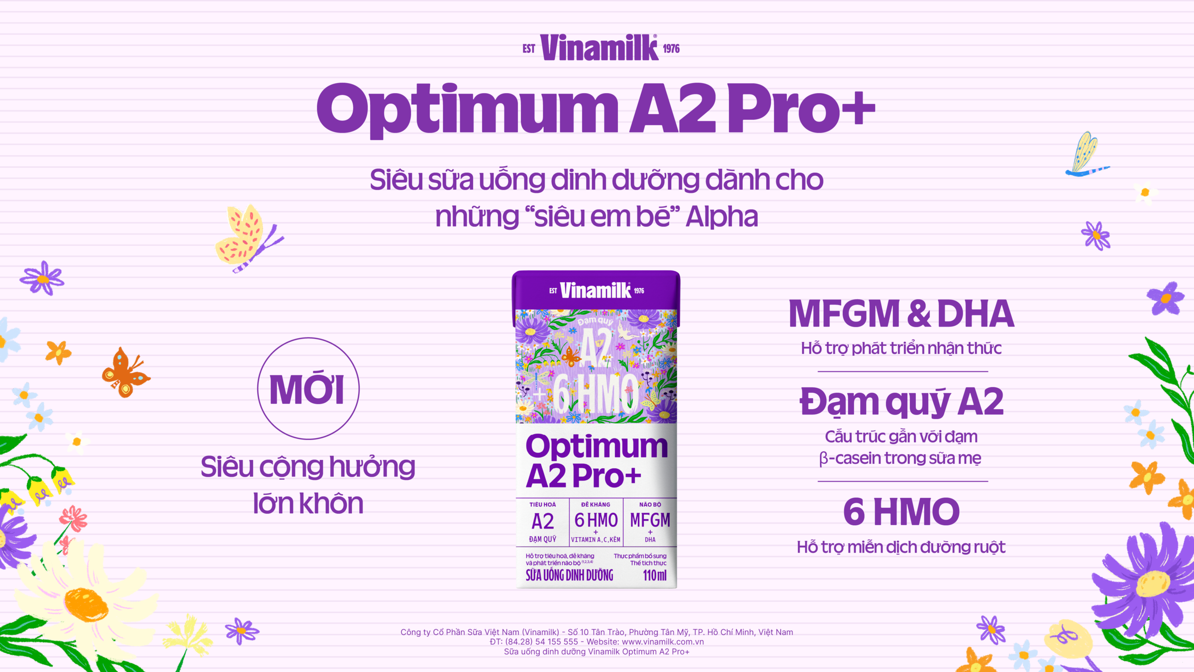 Vinamilk ra mắt sữa uống dinh dưỡng Optimum A2 Pro+ - 2