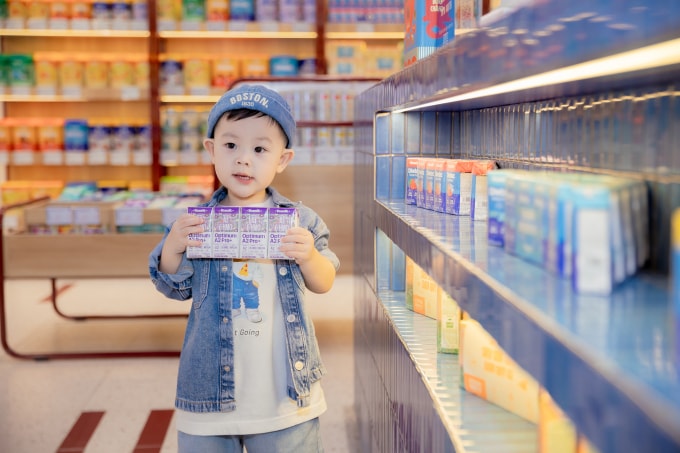 Sản phẩm sữa uống dinh dưỡng Vinamilk Optimum A2 Pro+ mới. Ảnh: Vinamilk