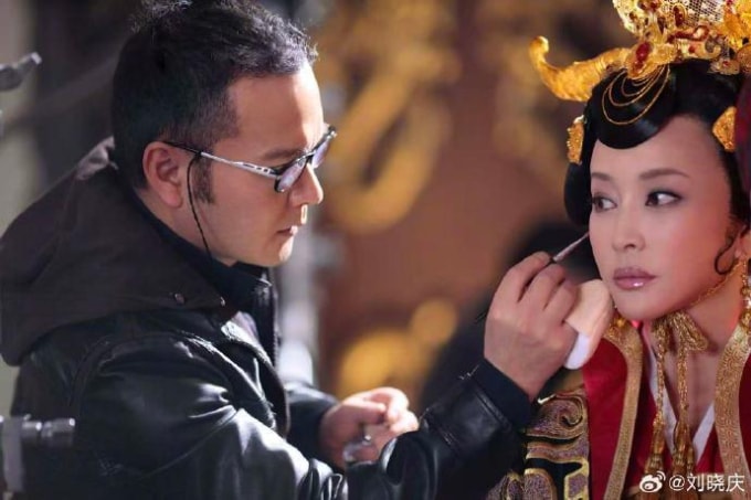 Lưu Hiểu Khánh và Mao Qua Bình. Ảnh: Weibo