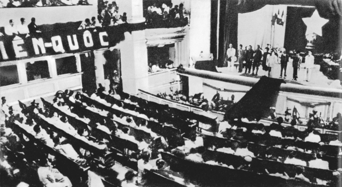 Kỳ họp thứ nhất, Quốc hội khóa 1, Quốc hội đầu tiên của nước Việt Nam  Dân chủ Cộng hòa sau Tổng tuyển cử. Ảnh tư liệu