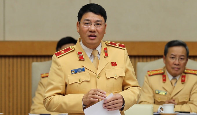Thiếu tướng Đỗ Thanh Bình, Cục trưởng Cảnh sát giao thông. Ảnh: Minh Khôi