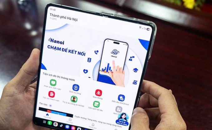 Ứng dụng iHanoi. Ảnh: Tiến Trạch