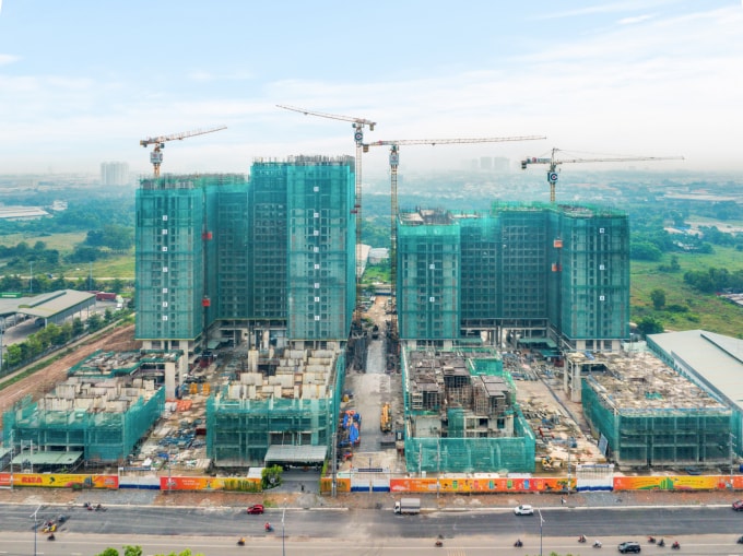 Mặt tiền dự án. Ảnh: Phát Đạt