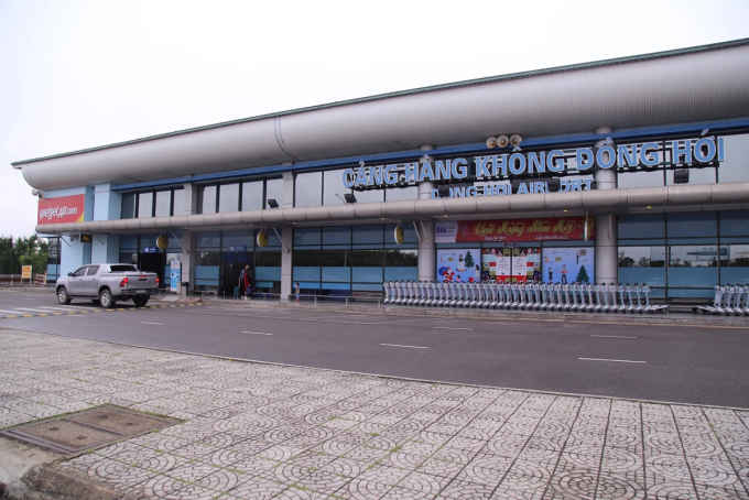 Cảng hàng không Đồng Hới. Ảnh: Hoàng Táo