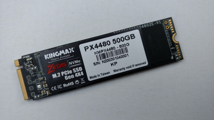 Một mẫu SSD của Kingmax. Ảnh: Thủy Linh