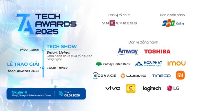 Ngày mai diễn ra Tech Awards 2025 - 1