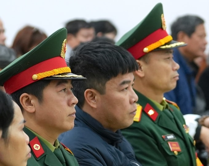 Bị cáo Nguyễn Văn Hậu tại tòa. Anh: Danh Lam