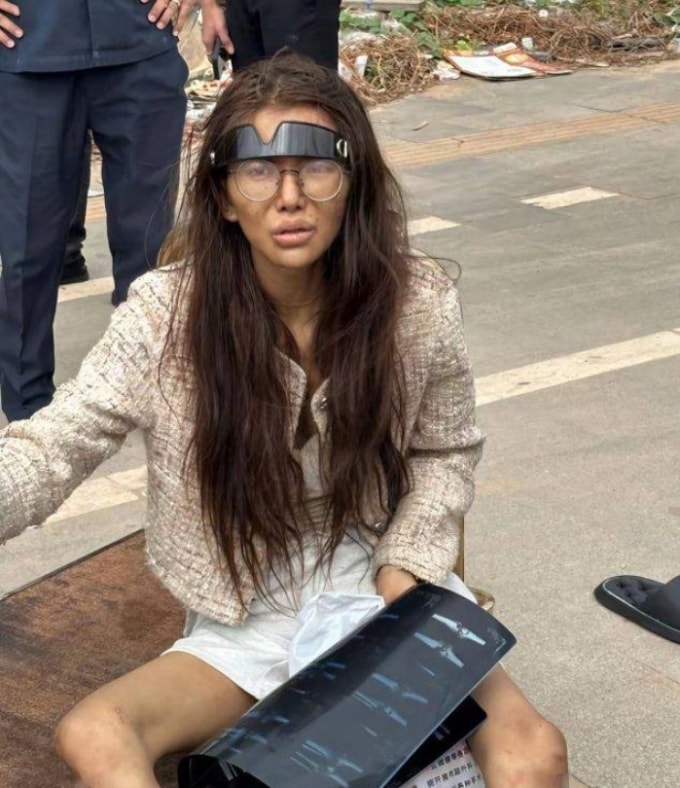 Umi trên đường phố Campuchia. Ảnh: today.line.me