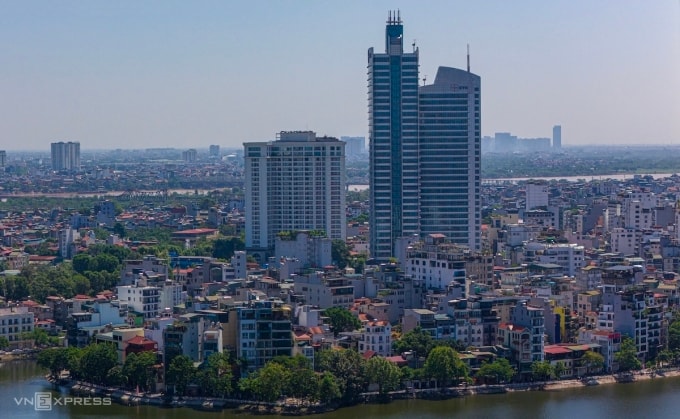 Tòa nhà Tập đoàn Điện lực Việt Nam (EVN). Ảnh: Giang Huy