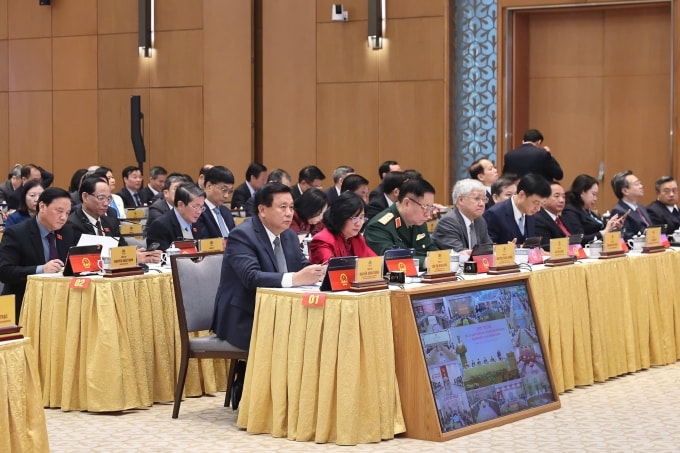 Các đại biểu tham gia hội nghị, ngày 8/1. Ảnh: VGP