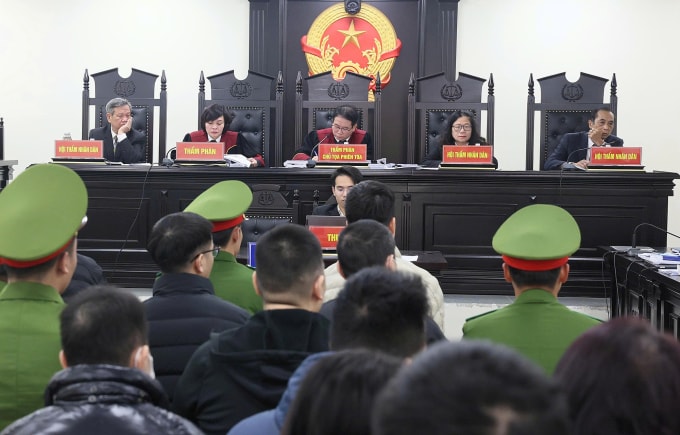 Phiên tòa dự kiến diễn ra trong nhiều ngày. Ảnh: Linh Đan