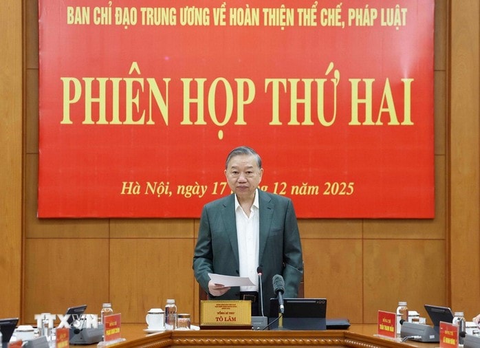 Tổng Bí thư Tô Lâm: Tháo gỡ nhanh nhất những "điểm nghẽn", vướng mắc về pháp luật - Ảnh 1.