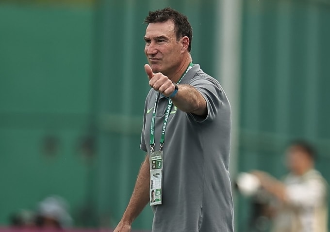 HLV Tony Vidmar của đội tuyển bóng đá U23 Australia. Ảnh: Football Australia