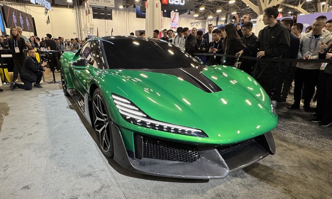 Mẫu Nebula Next 01 của hãng máy hút bụi Trung Quốc Dreame tại CES 2026. Ảnh: Yanko Design