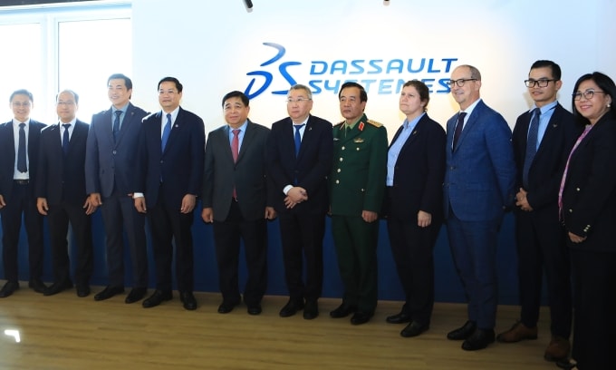 Dassault Systèmes khai trương Trung tâm R&D và Trung tâm xuất sắc về AI và Bản sao số tại Việt Nam. Ảnh: Thu Trang