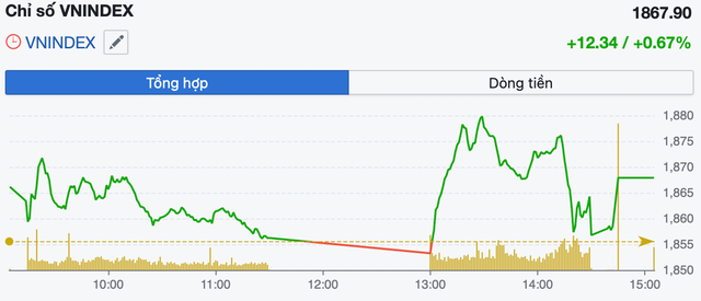 VN-Index tăng nhẹ trong phiên 9/1, nhóm Big4 ngân hàng và dầu khí giữ vai trò trụ đỡ- Ảnh 1.