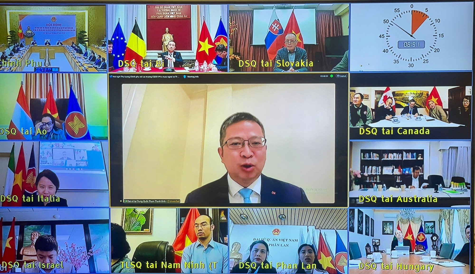 Các Đại sứ, Trưởng Cơ quan đại diện Việt Nam ở nước ngoài dự Hội nghị - Ảnh: VGP/Nhật Bắc