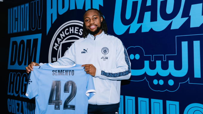 Antoine Semenyo ra mắt Man City ngày 9/1. Ảnh: Man City