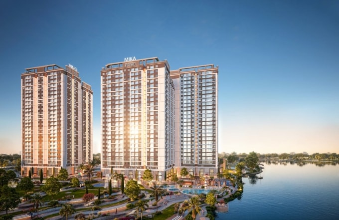 Phối cảnh dự án Khải Hoàn Prime. Ảnh: