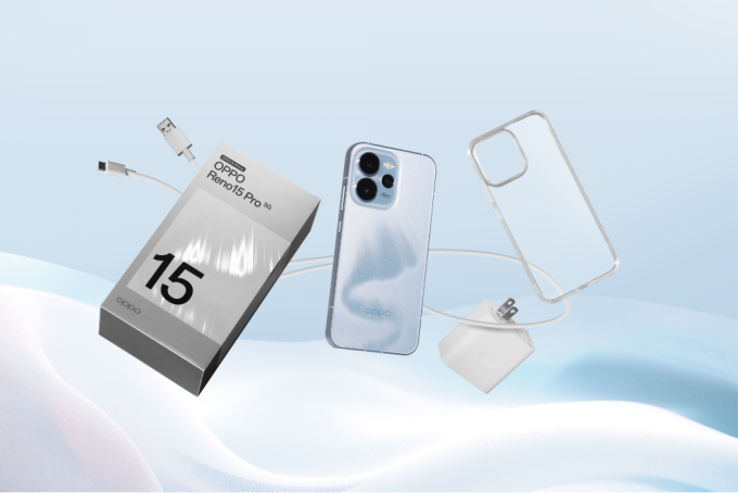 Oppo Reno 15 Series sẽ bán kèm đầy đủ phụ kiện. Ảnh: Oppo