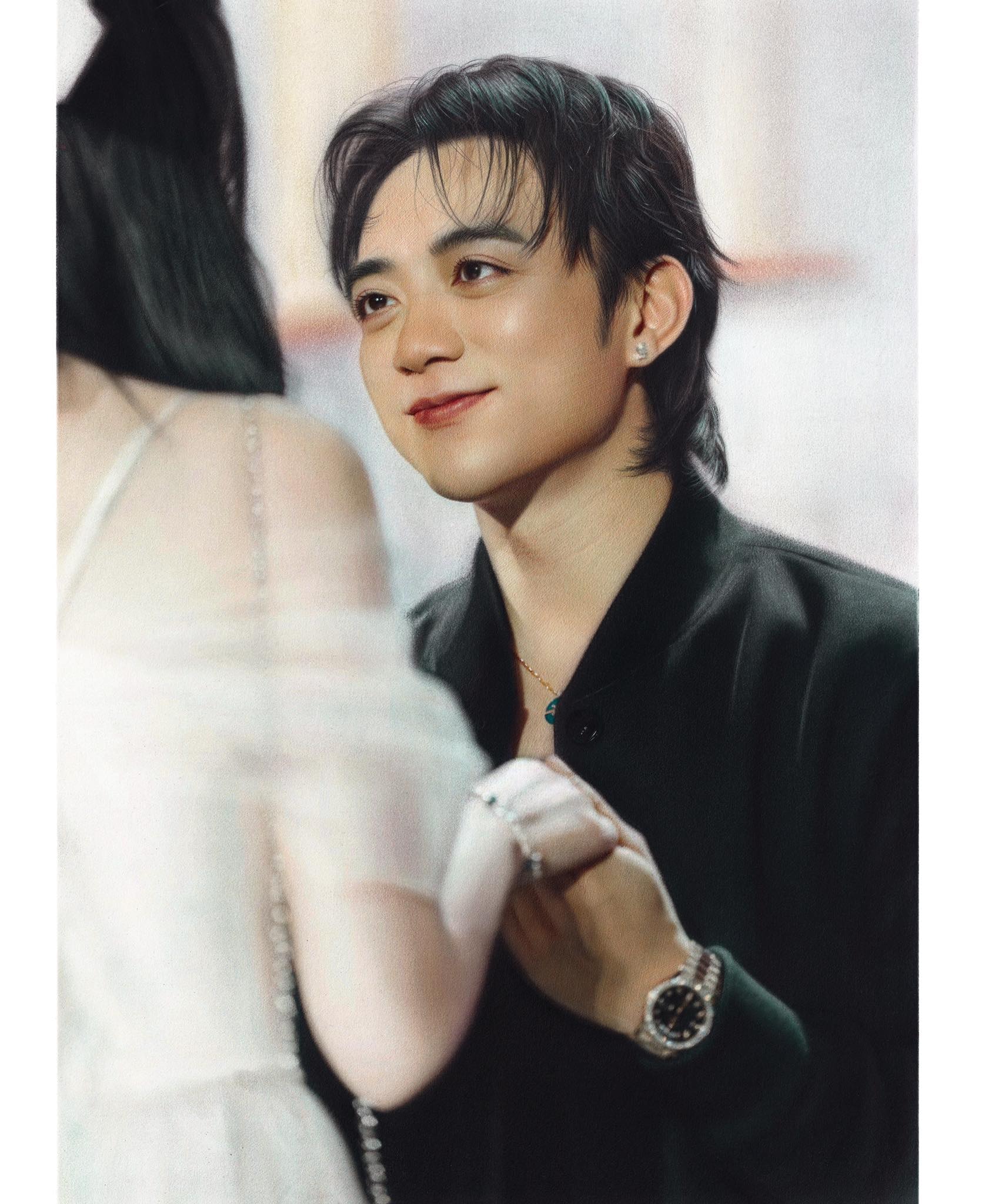 Quá trình Nguyễn Thế Vũ vẽ chân dung Soobin Hoàng Sơn