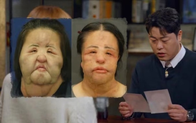 Hình ảnh của bà Han trong chương trình phát sóng hôm 8/1. Ảnh: SBS