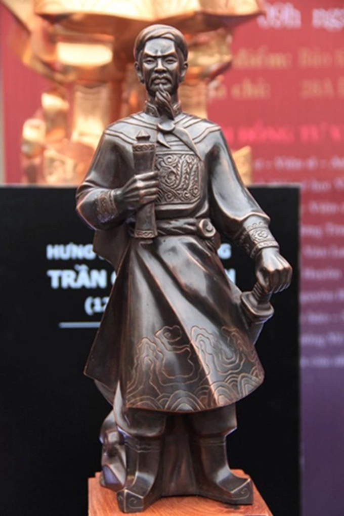 Tượng Quốc công tiết chế Hưng Đạo Đại Vương Trần Quốc Tuấn. Ảnh: Hoàng Phong