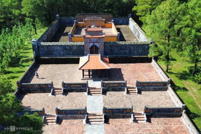 Toàn cảnh lăng mộ Hoàng thái hậu Từ Dụ. Ảnh: Vạn An