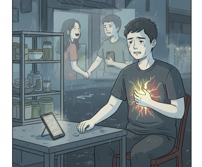 Bạn gái để tôi ở vị trí dự bị