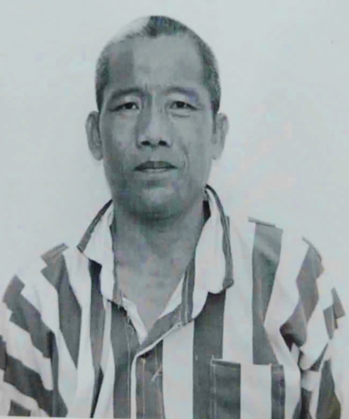 Phạm nhân Huỳnh Văn Đời. Ảnh: Công an cung cấp