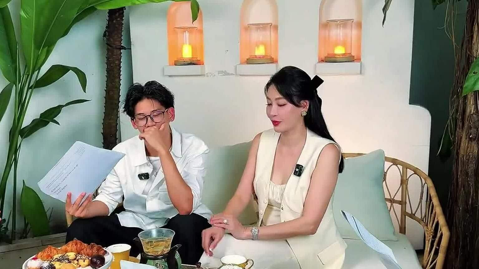 Con trai Hà Kiều Anh nói về kinh doanh trà mãng cầu