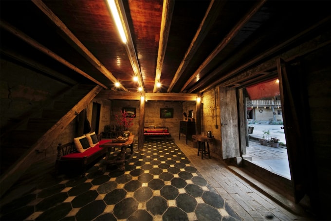 Một phòng cho thuê ở homstay, bản Lô Lô Chải, Lũng Cú, Hà Giang. Ảnh: Ngọc Thành