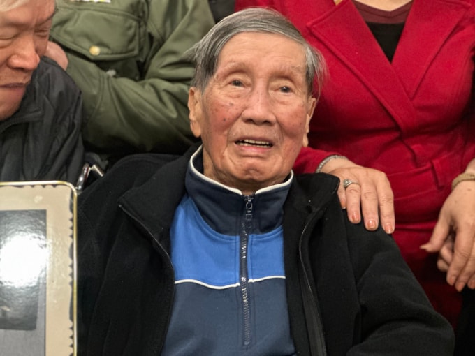 Nhạc sĩ Phạm Tuyên ở sự kiện. Ông sinh ngày 12/1/1930. Ảnh: Hà Thu