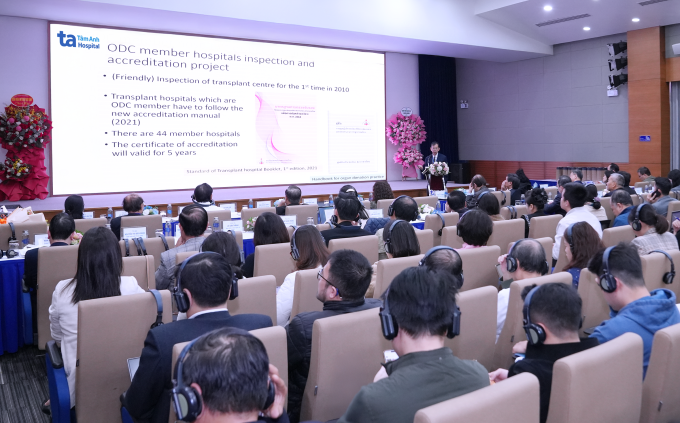 Hội nghị quốc tế về hiến, ghép tạng thu hút hơn 250 chuyên gia trong nước và quốc tế. Ảnh: Lâm Khuê
