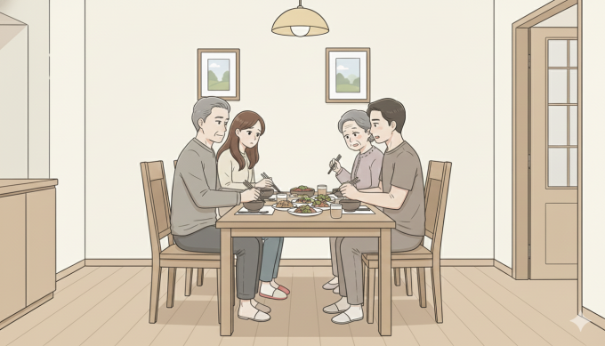 Ngột ngạt khi sống cùng bố mẹ chồng