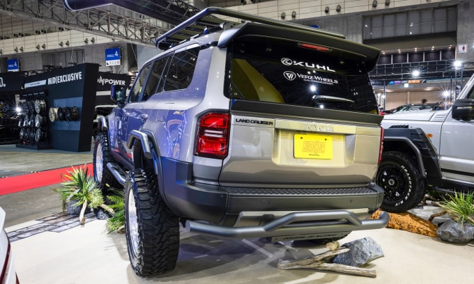 Xe nâng gầm và trang bị nhiều đồ off-road. Ảnh: Kuhl