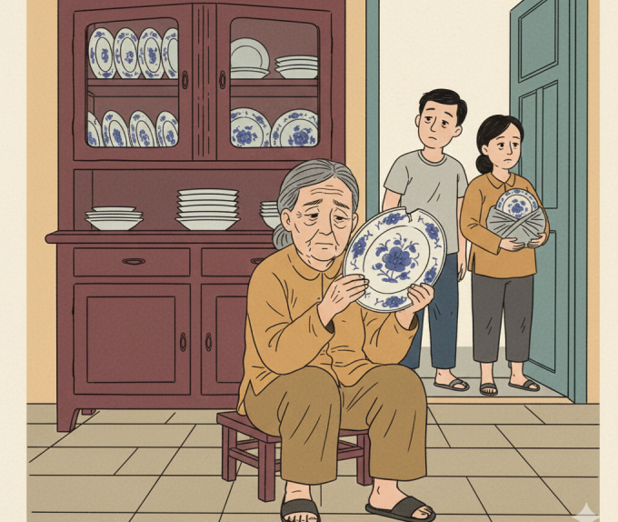 Con dâu lấy trộm nhiều chén dĩa của tôi