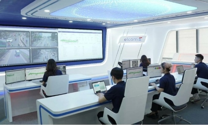 Trung tâm điều hành thông minh, nằm trong hệ sinh thái số do một doanh nghiệp Việt phát triển, tranh tài tại Vòng chung kết Giải thưởng Số ASEAN 2026. Ảnh:Elcom