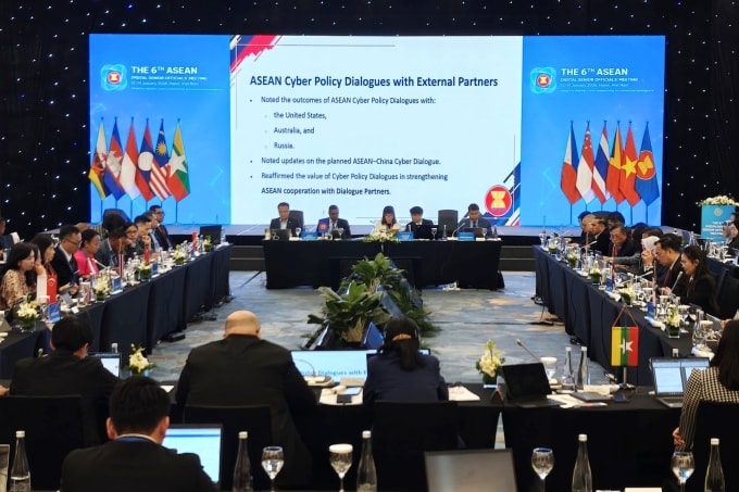 Hội nghị Quan chức Cấp cao Số ASEAN tổ chức chiều 12/1 tại Hà Nội. Ảnh: Trọng Đạt