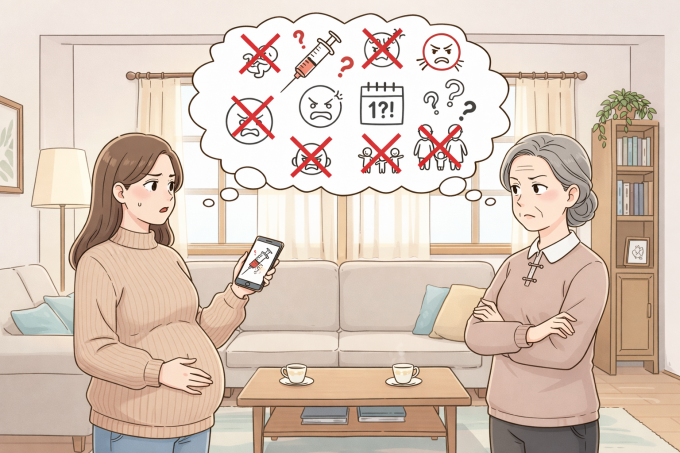 Mẹ chồng phản đối tiêm vaccine cho con tôi